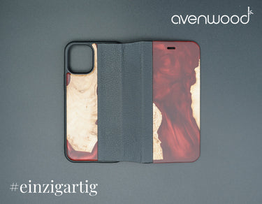 iPhone 12 Mini PORTO COLLECTION FLIPCASE 6532 Rot